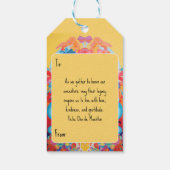 Aangepaste tekst Dia de Muertos La Calavera Catrin Cadeaulabel (Achterkant)