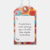 Aangepaste tekst Dia de Muertos La Calavera Catrin Cadeaulabel (Achterkant)