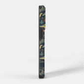 Aangepaste tekst dinosauruspatroon iPhone hoesje (Rechterkant)