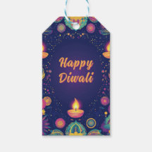 Aangepaste tekst, Diwali Bliss Label – Light & Joy