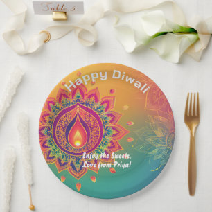 Aangepaste tekst, Diwali Delight Bord