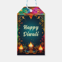 Aangepaste tekst, Diwali Elegance Label – Shine &  Cadeaulabel