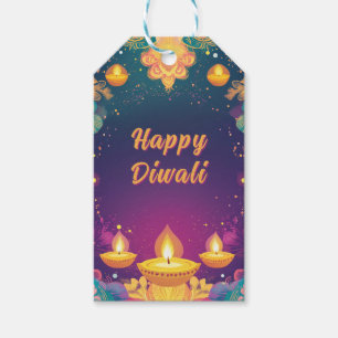 Aangepaste tekst, Diwali Harmony – Light & Joy Cadeaulabel
