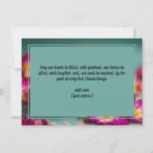 Aangepaste tekst, Diwali Luminous Traditions Feestdagenkaart (Achterkant)