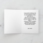 Aangepaste tekst 💀 doodle stijl Día de Muertos Kaart (Binnen)