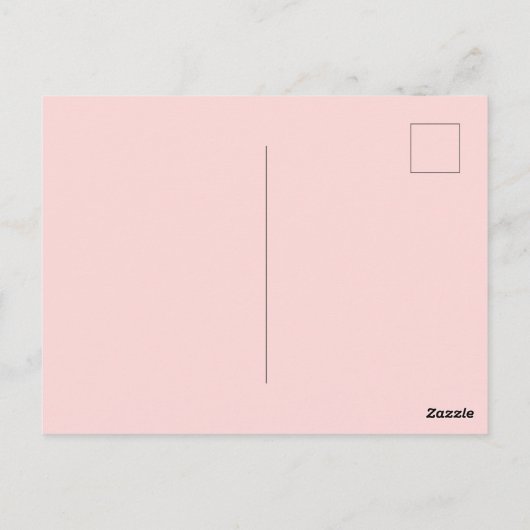 Aangepaste tekst Dreamweaver Sky  Roze doezelaar B Briefkaart (Achterkant)