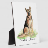 Aangepaste tekst Duitse Natuur van schapen- en gei Fotoplaat (Zijkant)