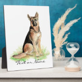 Aangepaste tekst Duitse Natuur van schapen- en gei Fotoplaat (Zijkant)