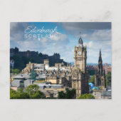 Aangepaste tekst Edinburgh Schotland Briefkaart (Voorkant)