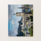 Aangepaste tekst Edinburgh Schotland Legpuzzel (Verticaal)