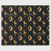 Aangepaste tekst Eid al-Fitr Mubarak Cadeaupapier (Vlak)