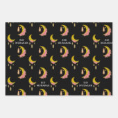 Aangepaste tekst Eid al-Fitr Mubarak Inpakpapier Vel (Voorkant 2)