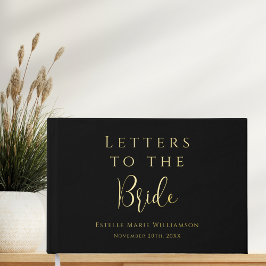 Aangepaste tekst Elegante zwarte letters aan de br Gastenboek