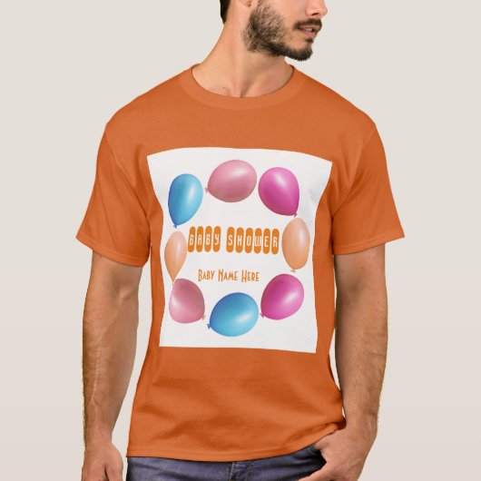 Aangepaste Tekst en Afbeelding voor Cute Little Ba T-shirt (Voorkant)