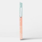 Aangepaste tekst en afbeelding zomerkleuren blauwe Case-Mate iPhone case (Achterkant / Links)