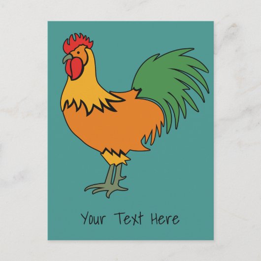 Aangepaste tekst en briefkaart voor kleuren weerge (Voorkant)
