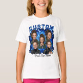 Aangepaste tekst en foto bootleg t-shirt (Voorkant)