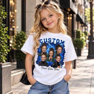 Aangepaste tekst en foto bootleg t-shirt