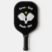 Aangepaste tekst en foto-pickleball-peddel pickleball paddle (Achterkant)