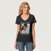 Aangepaste tekst en foto t-shirt (Voorkant volledig)