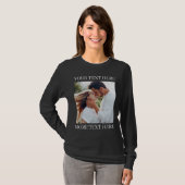 Aangepaste tekst en foto t-shirt (Voorkant volledig)
