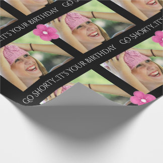 Aangepaste tekst en foto's op zaterdag/elke locati cadeaupapier