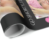 Aangepaste tekst en foto's op zaterdag/elke locati cadeaupapier (Rol Hoek)