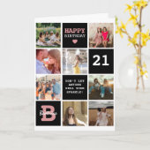 Aangepaste tekst en foto's op zaterdag kaart (Gele Bloem)