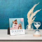 Aangepaste tekst en foto's voor moderne Vaderdag Fotoplaat (Insitu)