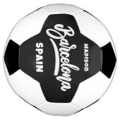Aangepaste tekst en kleur Barcelona Voetbal (Gedraaid)
