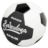 Aangepaste tekst en kleur Barcelona Voetbal (Drie kwart)