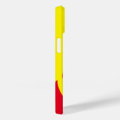 [Aangepaste tekst en kleur] gestileerde vlammen Case-Mate iPhone Case (Achterkant / Rechts)