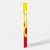 [Aangepaste tekst en kleur] gestileerde vlammen Case-Mate iPhone Case (Achterkant / Links)