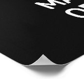 Aangepaste tekst en kleur martial arts poster (Hoek)