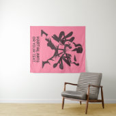 Aangepaste tekst en kleur martial arts wandkleed (In Situ (horizontaal))