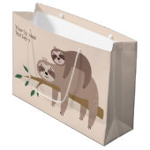 Aangepaste tekst en kleur Schattigee luiheid Groot Cadeauzakje (Voorkant Gekanteld)