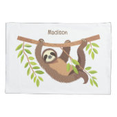 Aangepaste tekst en kleur Schattigee luiheid Kussensloop (Achterkant)