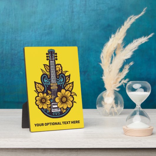 Aangepaste tekst en kleur ukelele fotoplaat (Zijkant)