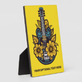 Aangepaste tekst en kleur ukelele fotoplaat (Zijkant)