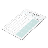 Aangepaste tekst en kleur van accessoires voor dag notitieblok (Schuin)