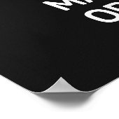 Aangepaste tekst en kleur vechtsporten poster (Hoek)