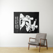 Aangepaste tekst en kleur vechtsporten wandkleed (In Situ (horizontaal))