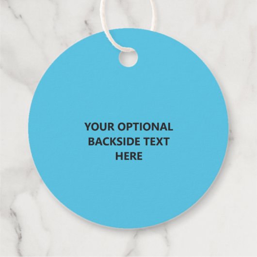 Aangepaste tekst en kleuren schattige pinguïn guns bedankjes labels (Achterkant)