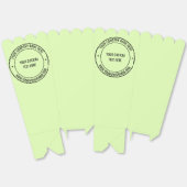 Aangepaste tekst en kleuren uw bedrijf Popcorn Box Bedankdoosjes (Ongevouwen)