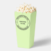 Aangepaste tekst en kleuren uw bedrijf Popcorn Box Bedankdoosjes (Popped)