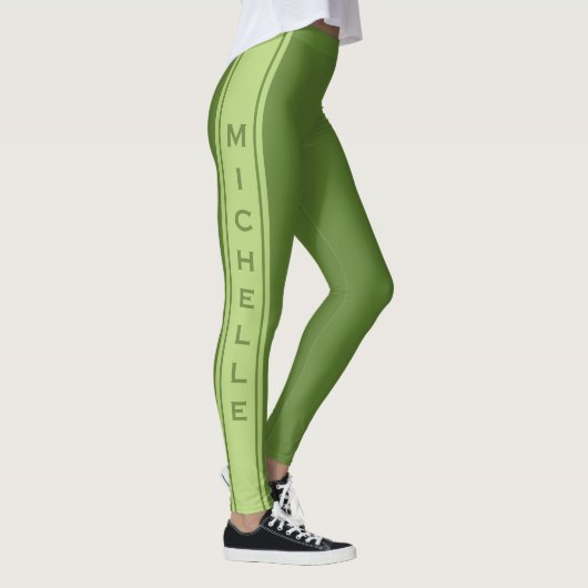 Aangepaste tekst- en kleurenleggings leggings (Rechts)