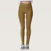 Aangepaste tekst- en kleurenleggings leggings (Voorkant)