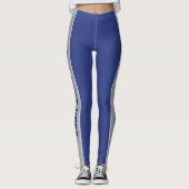 Aangepaste tekst- en kleurenleggings leggings (Voorkant)