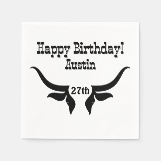 Aangepaste tekst en leeftijd Bull Horns Westerne v Servet (Voorkant)
