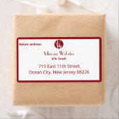 Aangepaste tekst en Logo voor Life Coach Etiket (Insitu)